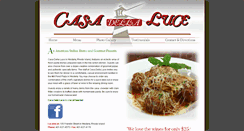 Desktop Screenshot of casadellaluce.net